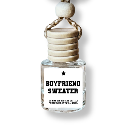 SCENT LABEL ONLY - Boyfriend Sweater Car Diffuser