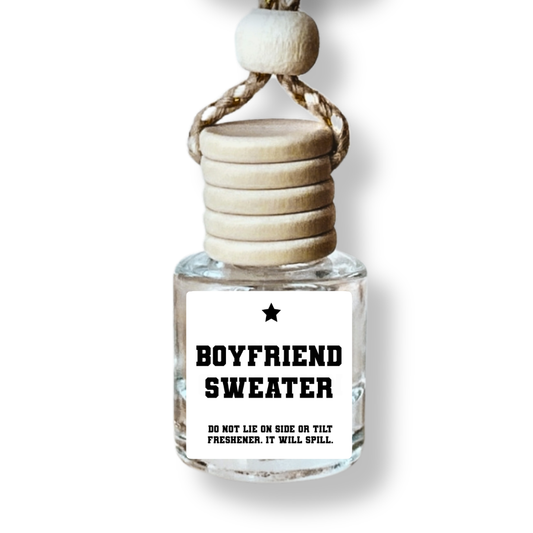 SCENT LABEL ONLY - Boyfriend Sweater Car Diffuser