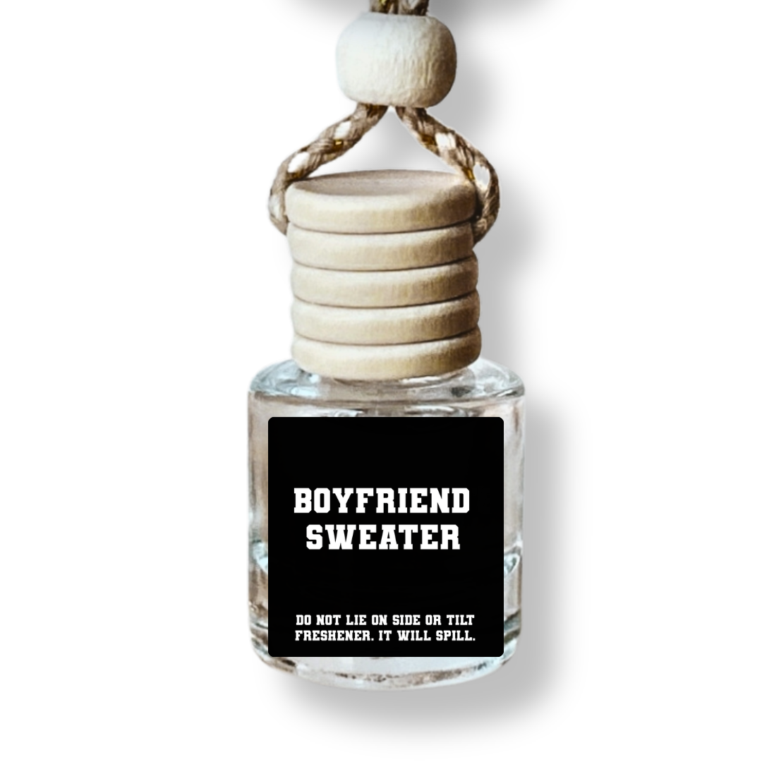 SCENT LABEL ONLY - Boyfriend Sweater Car Diffuser
