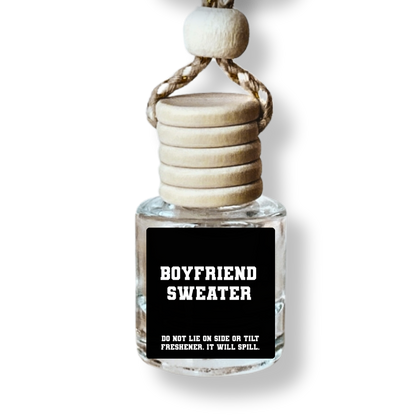 SCENT LABEL ONLY - Boyfriend Sweater Car Diffuser