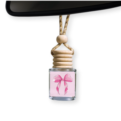 Pink Bow Car Diffuser