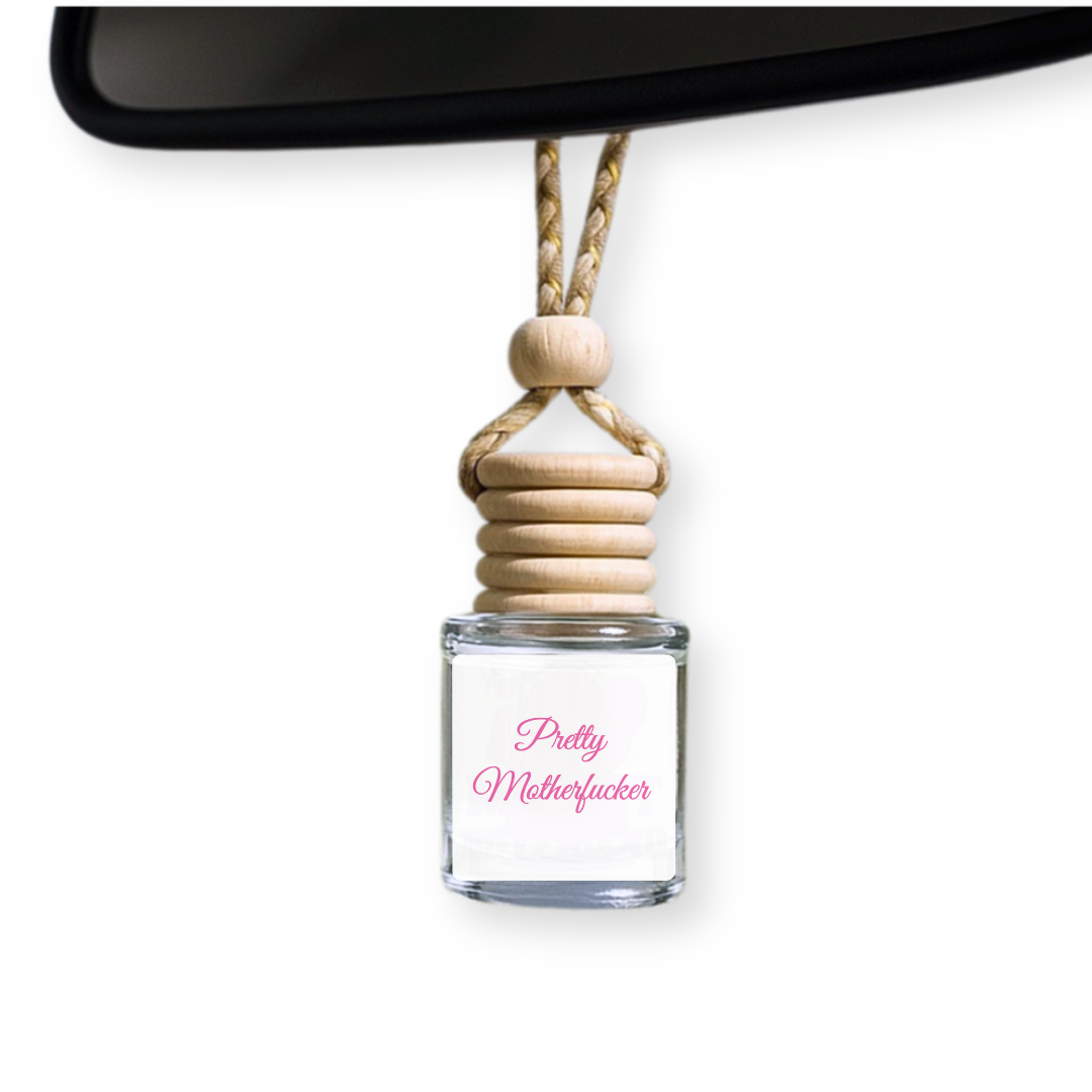 Cursive Pretty Motherf*cker Car Diffuser