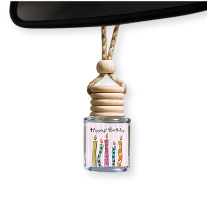 Happy Birthday Candle Car Diffuser