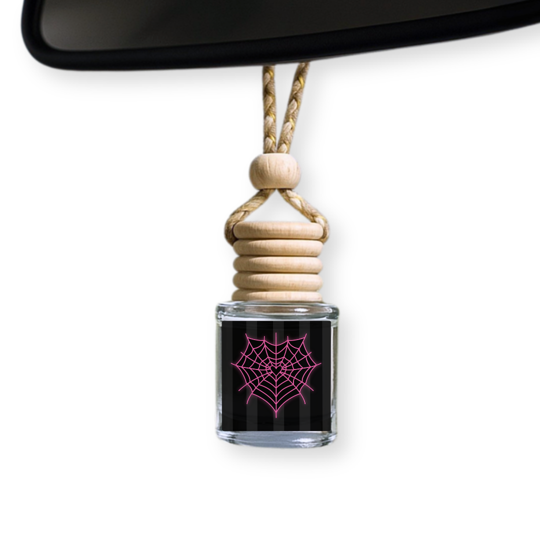 Heart Spider Web Car Diffuser