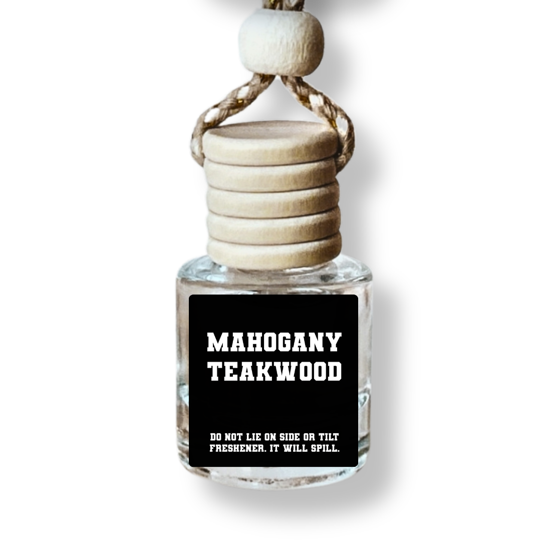 SCENT LABEL ONLY - Mahogany Teakwood Car Diffuser