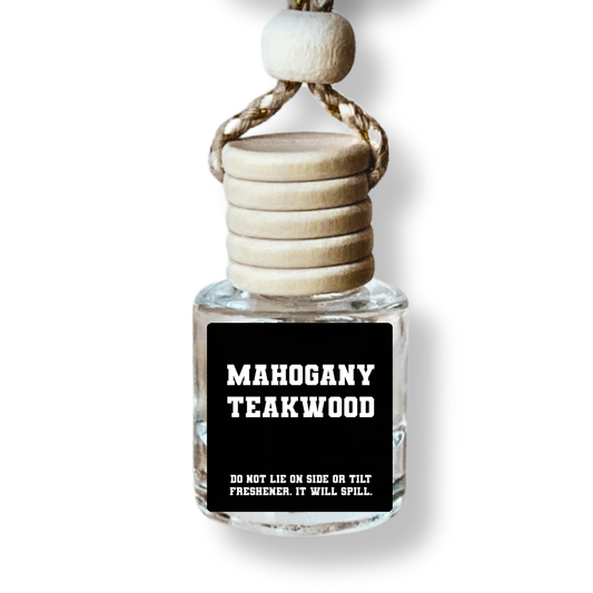 SCENT LABEL ONLY - Mahogany Teakwood Car Diffuser