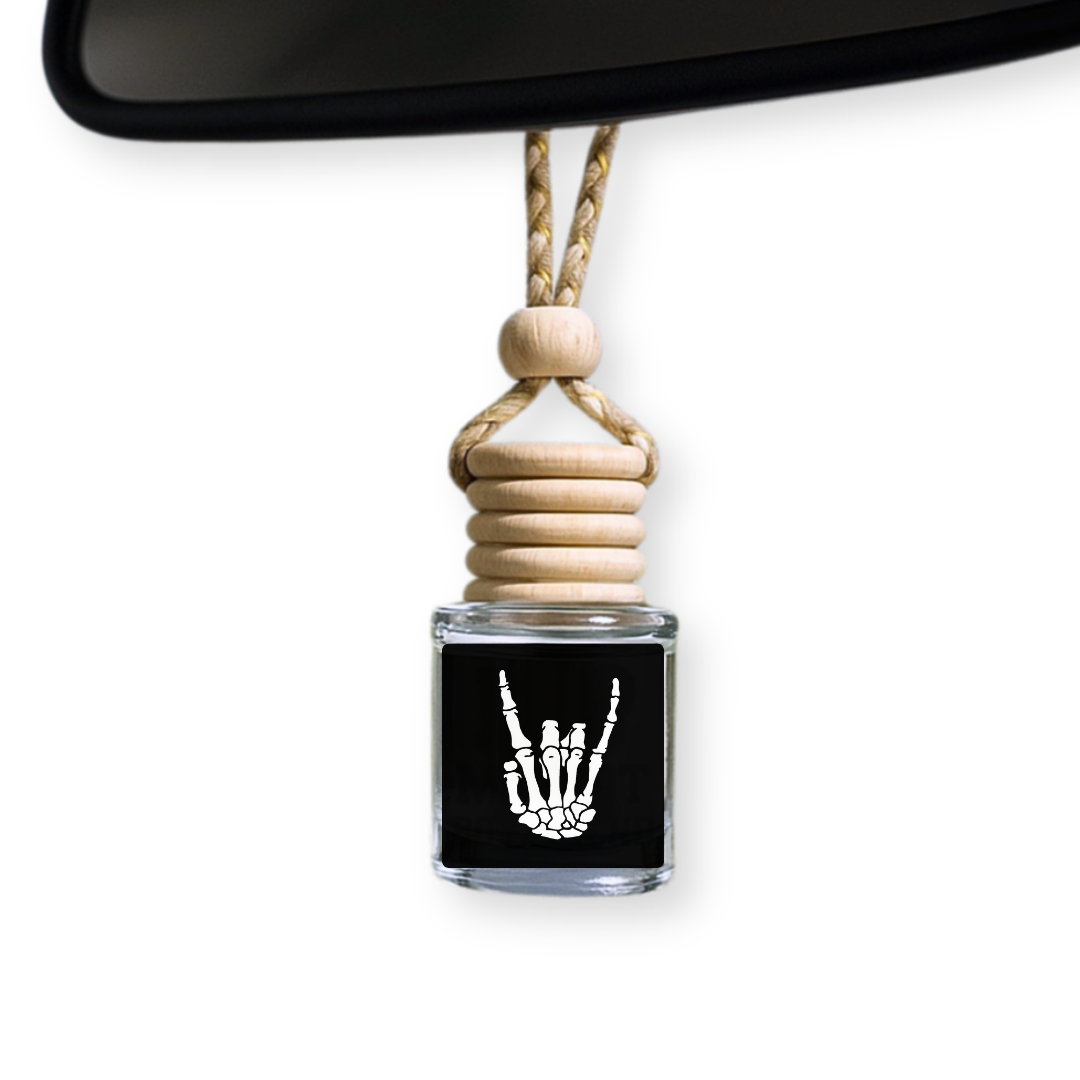 Rock On Skull Hand Car Diffuser