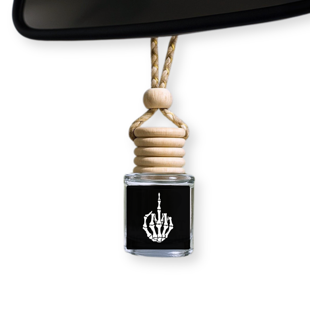 Middle Finger Skull Hand Car Diffuser