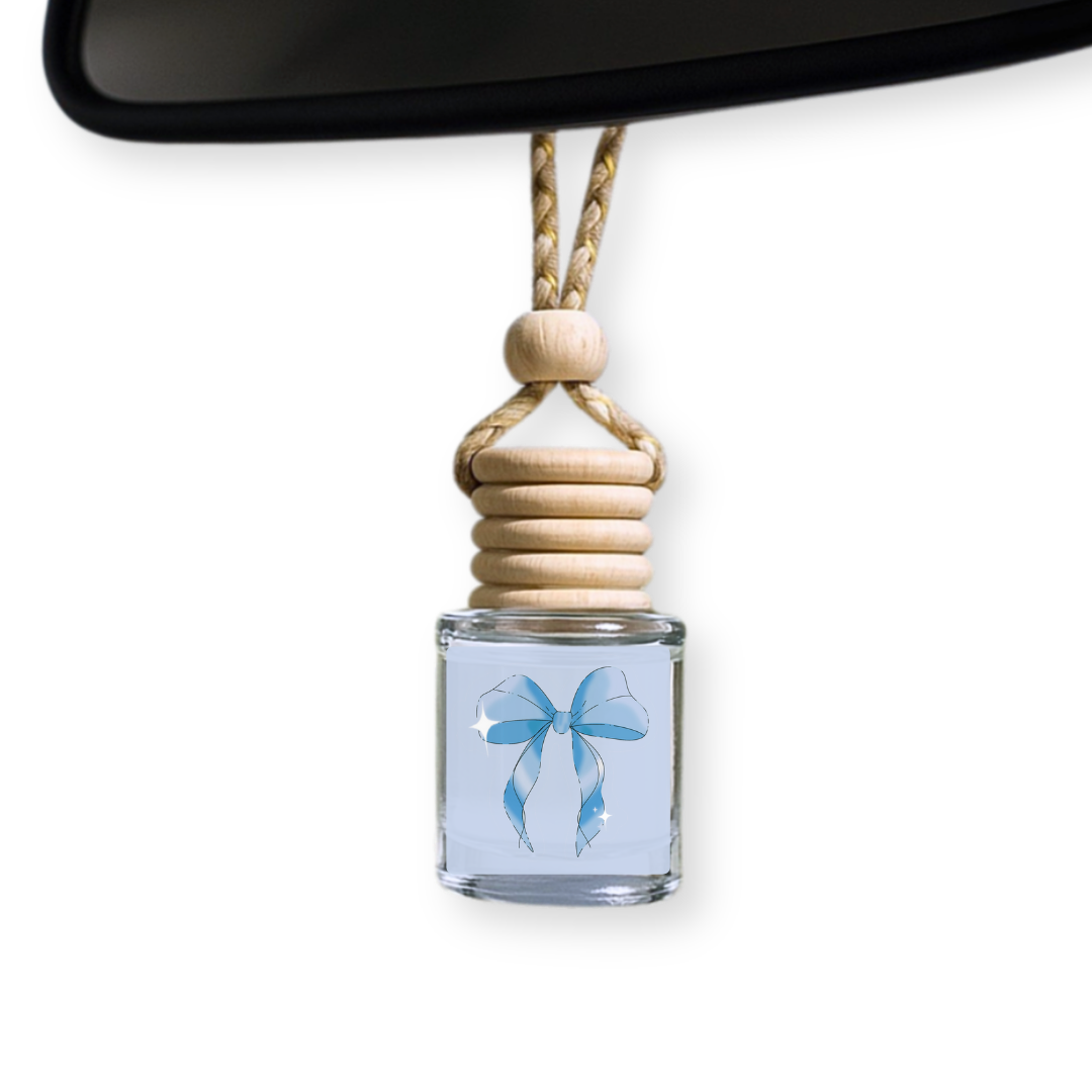 Blue Bow Car Diffuser