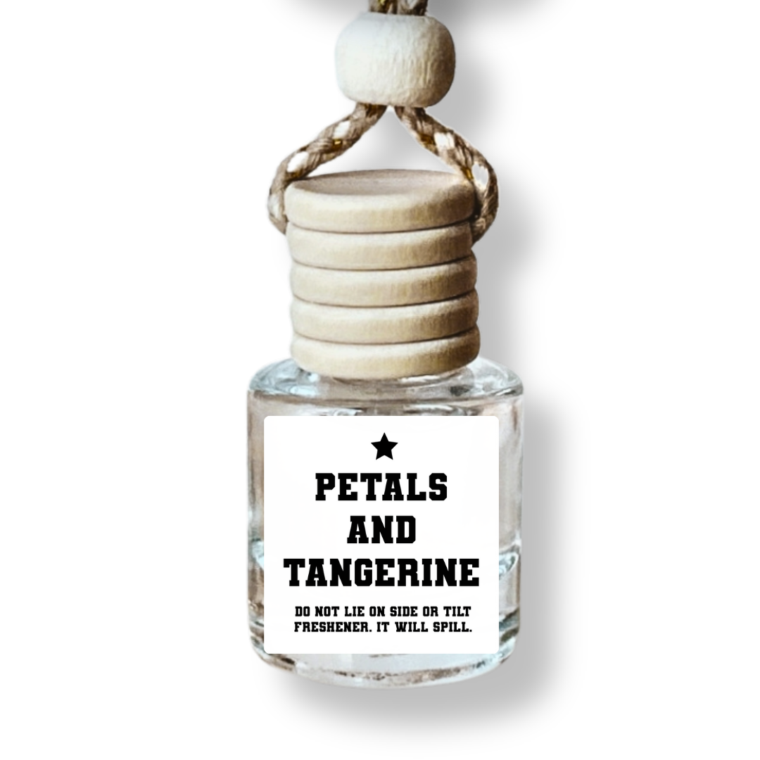 SCENT LABEL ONLY - Petals and Tangerine Car Diffuser