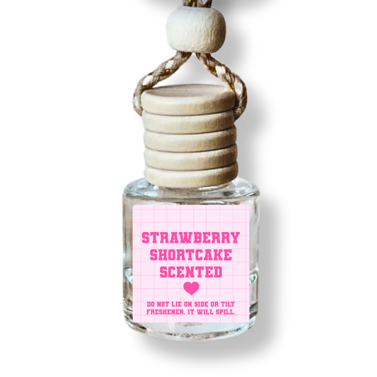 SCENT LABEL ONLY - Strawberry Shortcake Car Diffuser