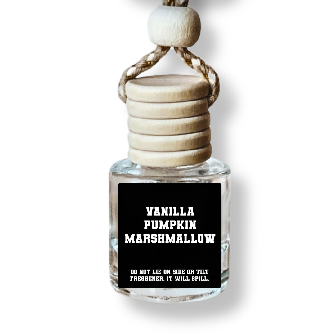 SCENT LABEL ONLY - Vanilla Pumpkin Marshmallow Car Diffuser