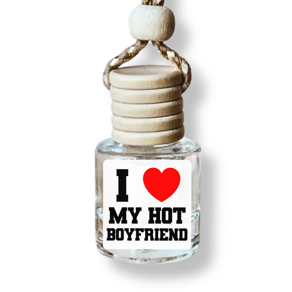 I Heart My Hot Boyfriend Car Diffuser