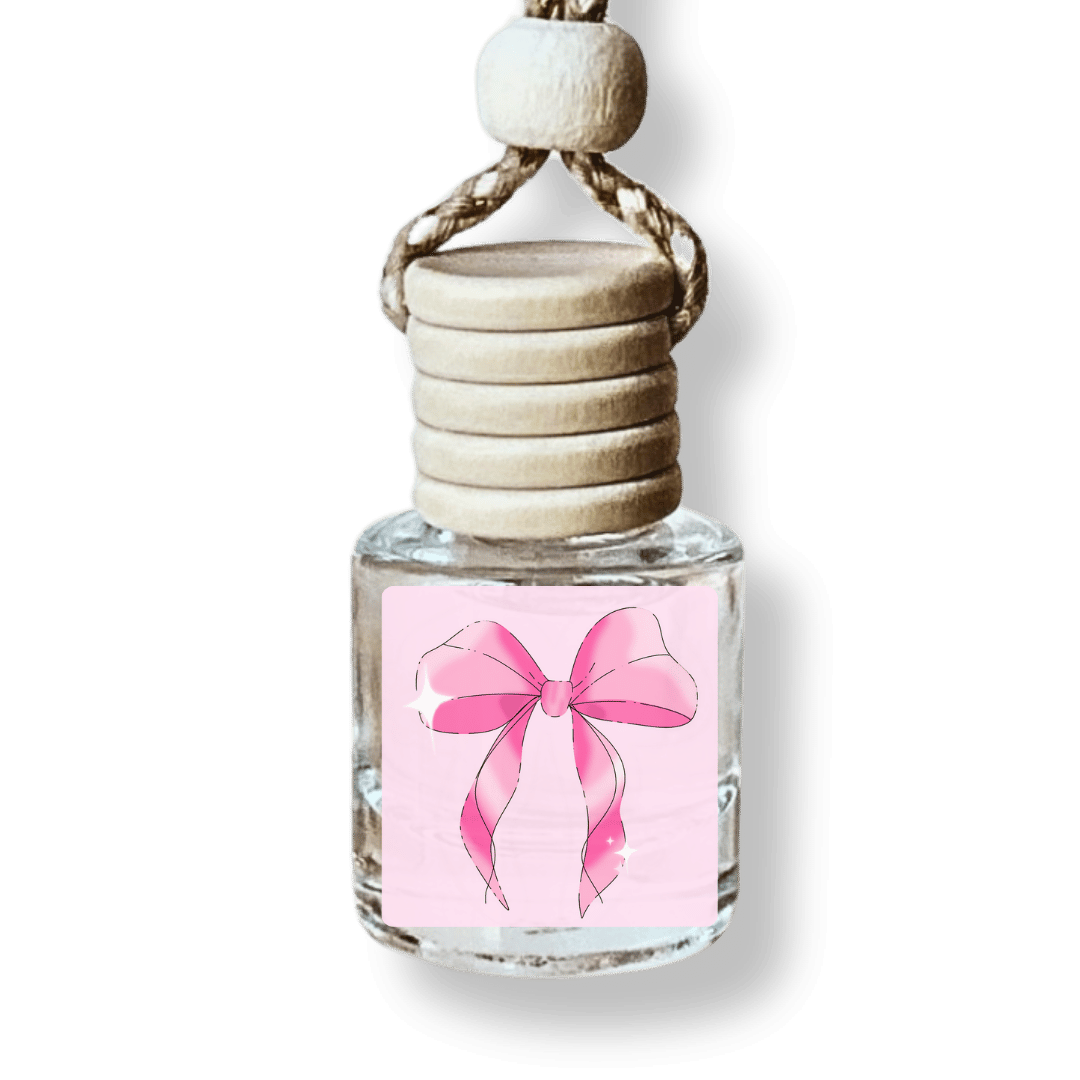 Pink Bow Car Diffuser