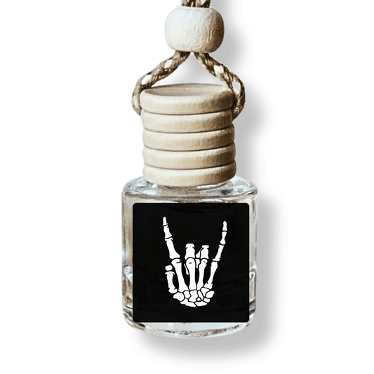Rock On Skull Hand Car Diffuser
