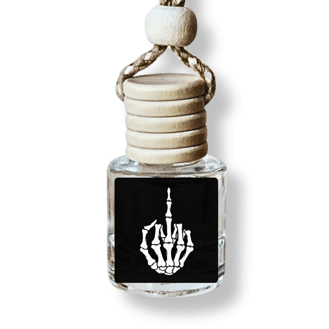 Middle Finger Skull Hand Car Diffuser