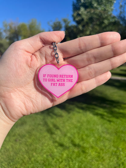 Return To Fat Ass Keychain